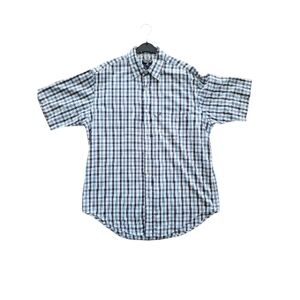 Polo Ralph Lauren Blue and White Plaid Shirt
